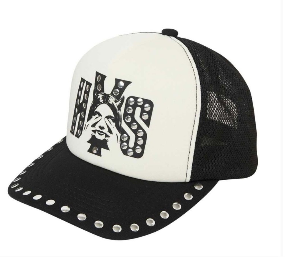 Hysteric Glamour Kimura Takuya Oversized Black Stud Cap with Tags