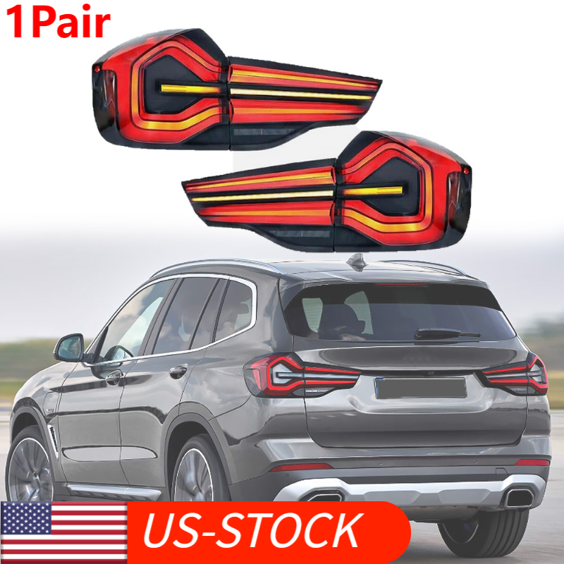 For BMW X3 G01 IX3 G08 X3M F97 2018-2021 Pair Upgrade LCI Tail Light Assembly