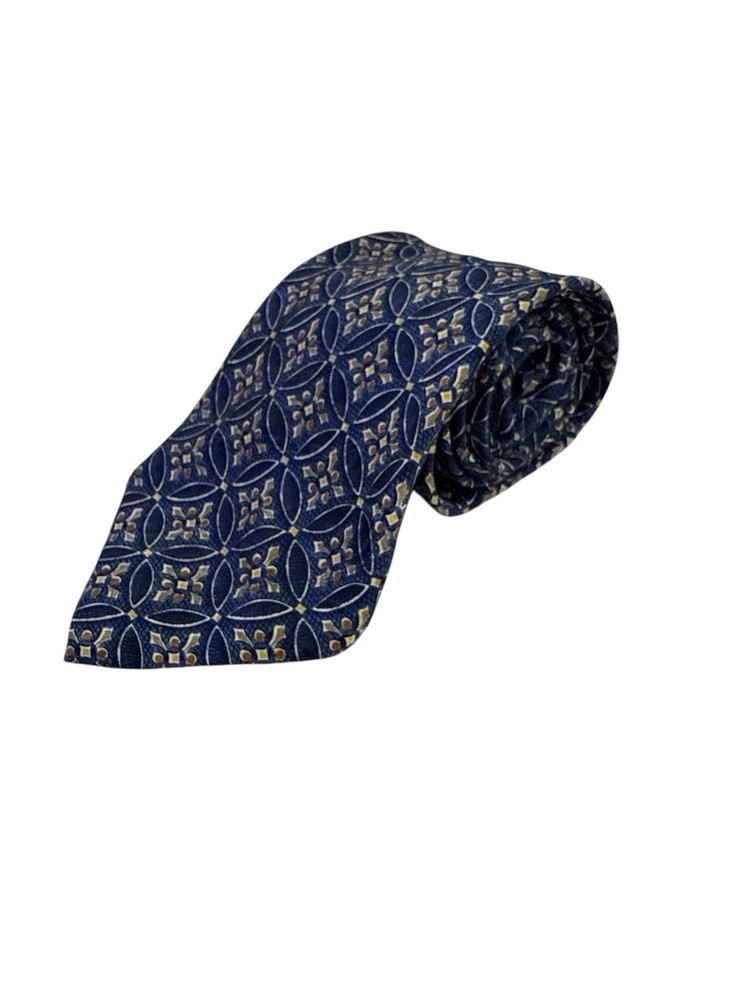 Robert Talbott Best of Class Silk Tie Nordstrom Blue Gold Geometric Floral