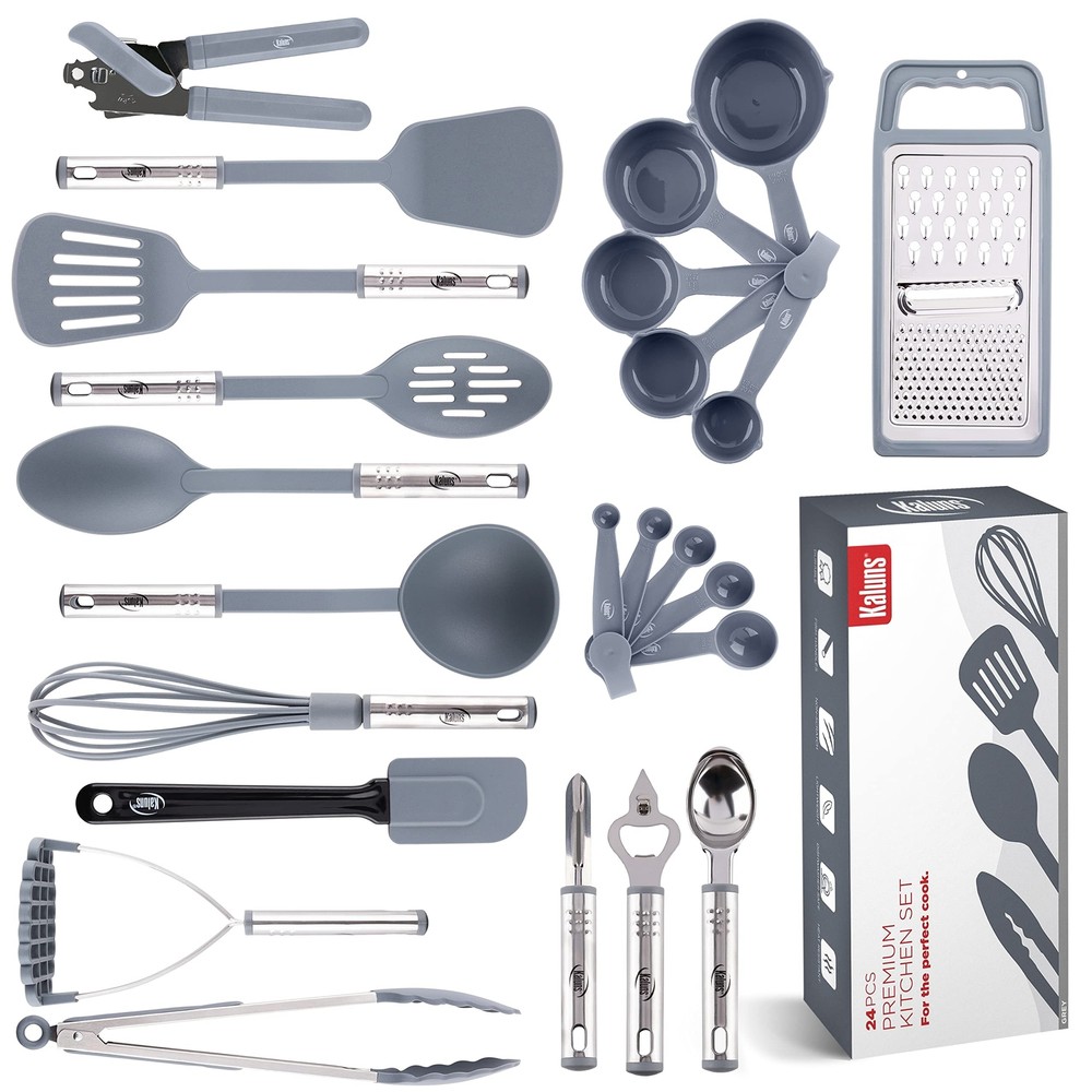 Kitchen Utensils Set, Cooking Utensil Set Kitchen Gadgets, Pots and Pans set ...