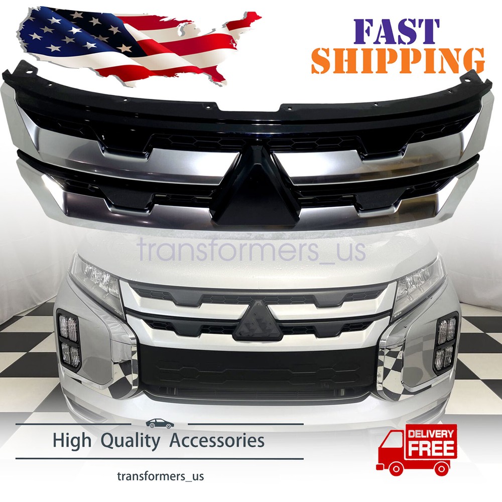 Fits 2020-2023 Mitsubishi Outlander Sport Grille Front Bumper Upper Grille