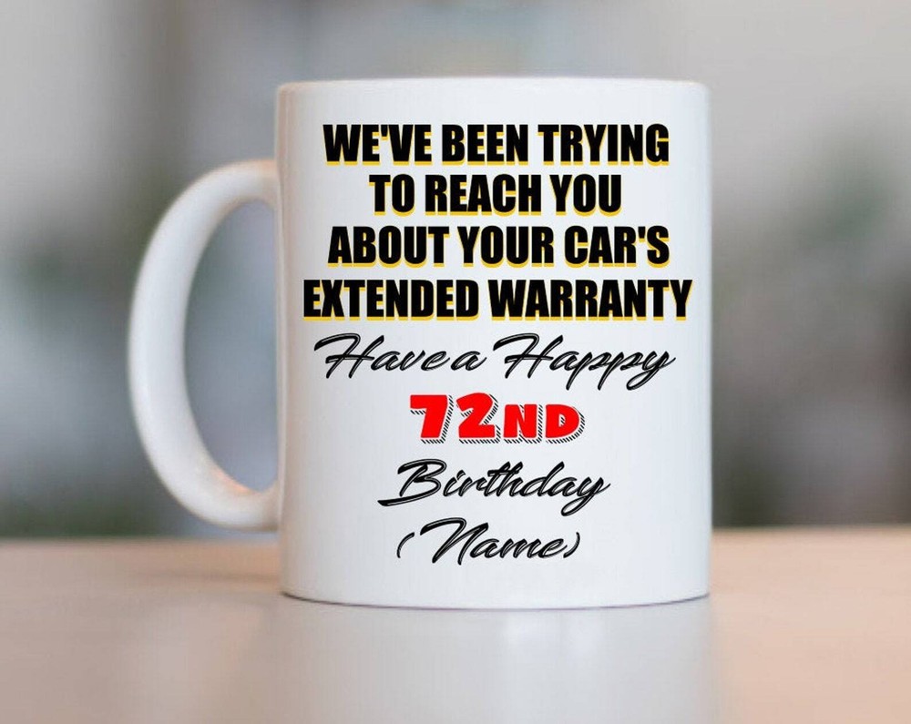 72nd Birthday Gift For Women And Men 72nd Birthday Mug 72 Year Old Birthday