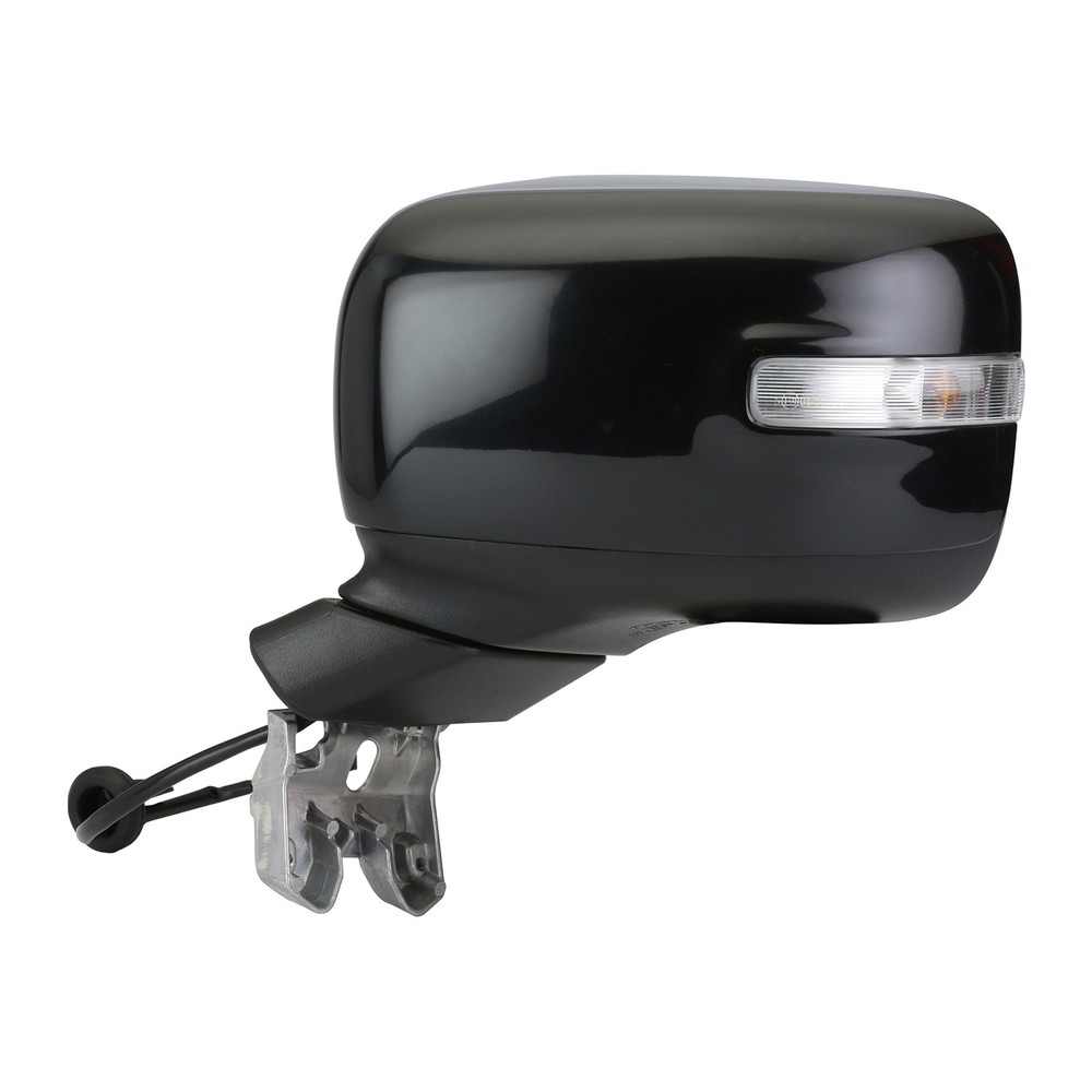 Unpainted Power Flat Driver Side Door Mirror Heated Signal 128-04823L