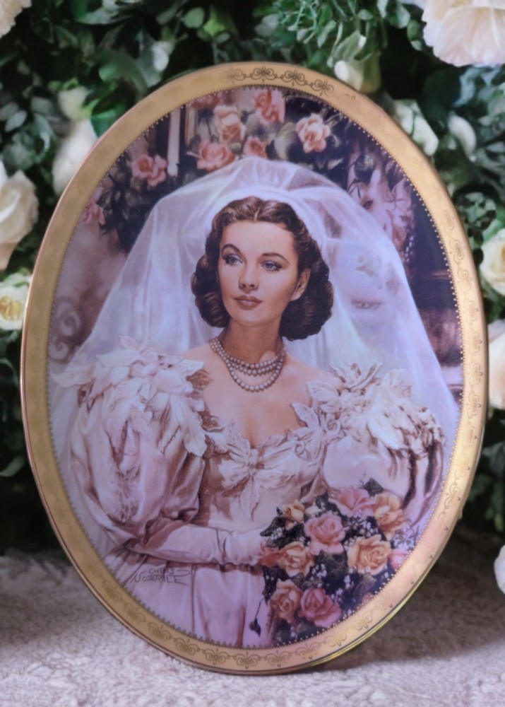 Gone With The Wind Limited Edition Collectible Plate Pearls And Promises #4163-A
