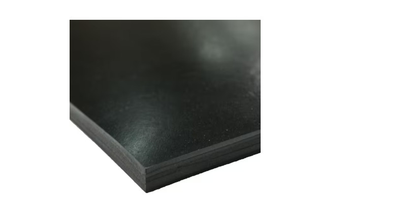 EPDM Rubber Sheet - 3/16 In. Thick X 12 In. Width X 12 In. Length - Black - 60A