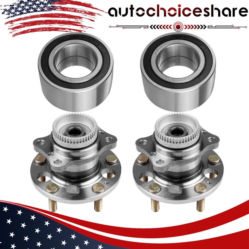 2014-2016 Kia Forte Koup & 2012-2016 Hyundai Veloster Wheel Hub Bearing Set 4pcs