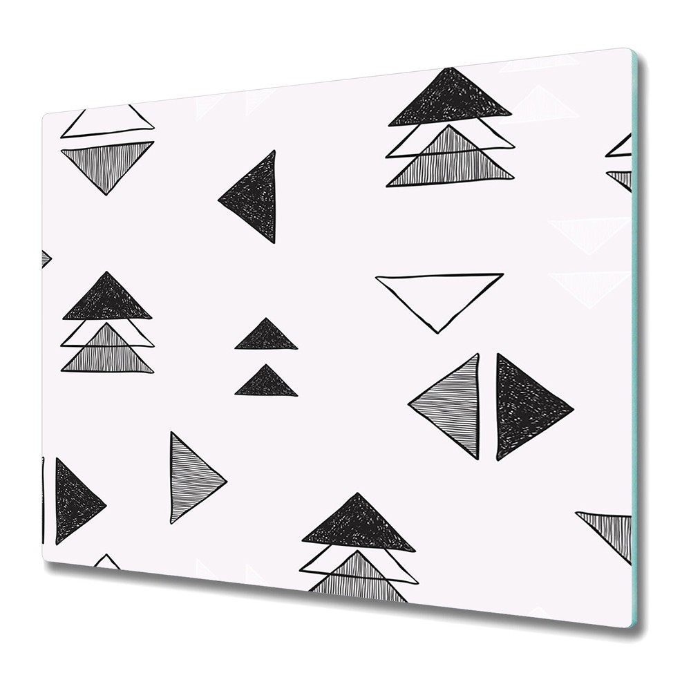Glass Worktop Kitchen Chopping Board Triangle Triangle geometric 60x52