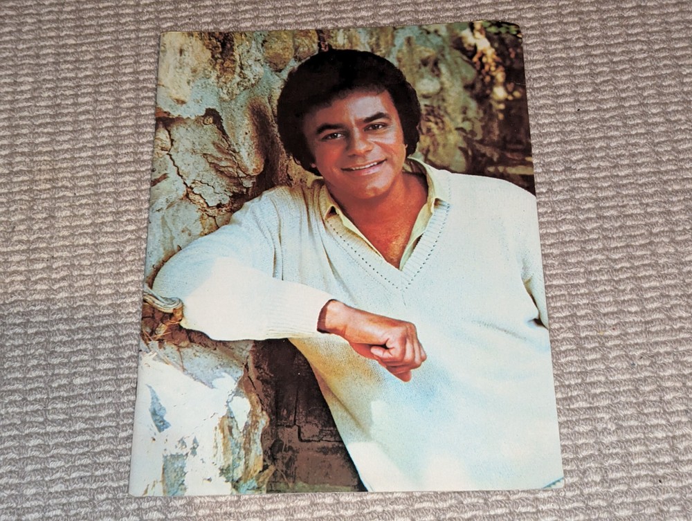 Johnny Mathis Vintage UK Concert Souvenir Program w/ Poster Live Tour Book