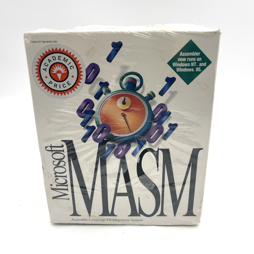 NEW Microsoft Macro Assembler MASM v6.11 Assembly-Language Development System