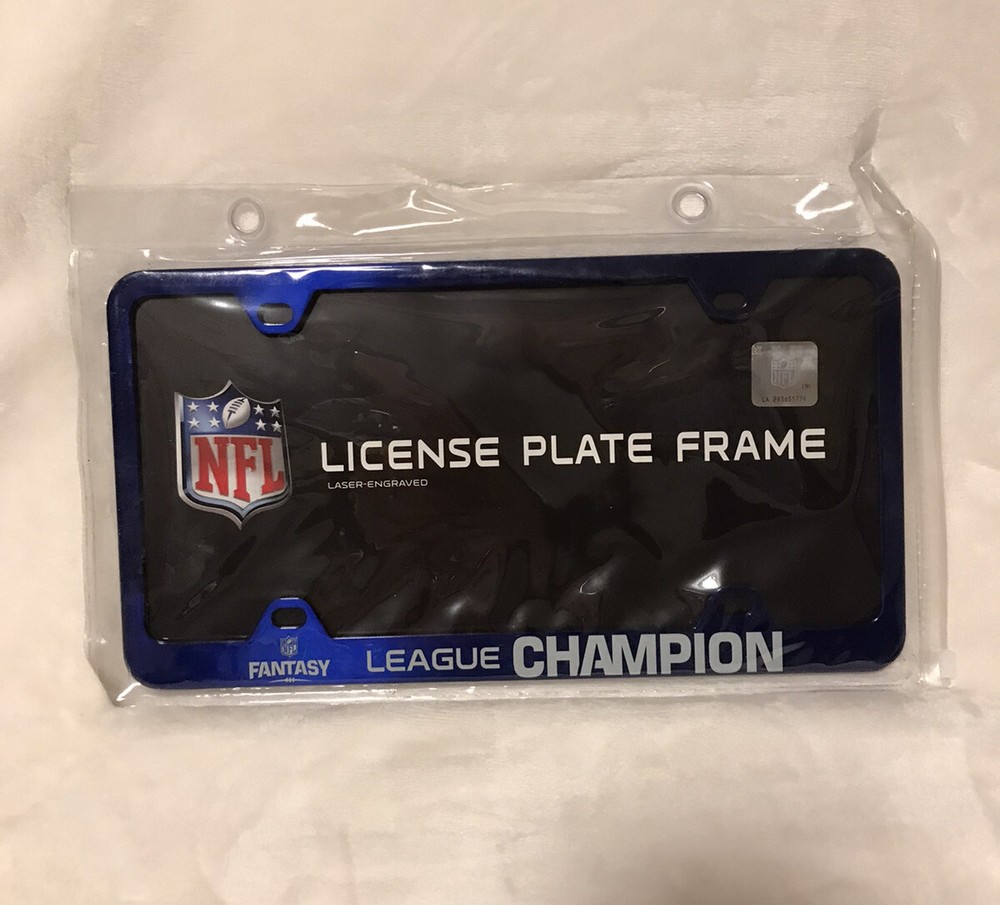 Fremont Die NFL Fantasy Football Laser Engraved Custom License Plate