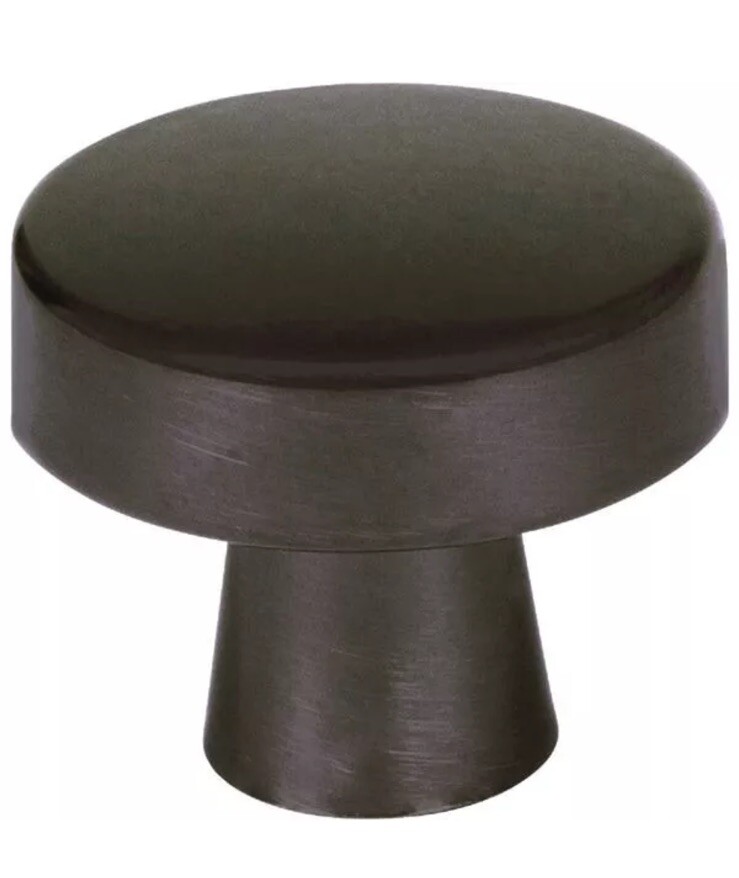 (10)-Amerock Blackrock 1-5/16 In. Black Bronze Cabinet Knob Model: BP55270BBR