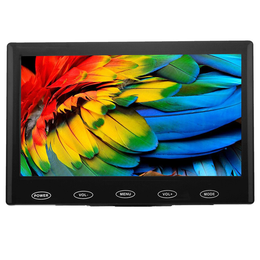 Portable 7'' PC Screen CCTV Monitor AV RCA VGA HDMI 1080p for DSLR Raspberry Pi