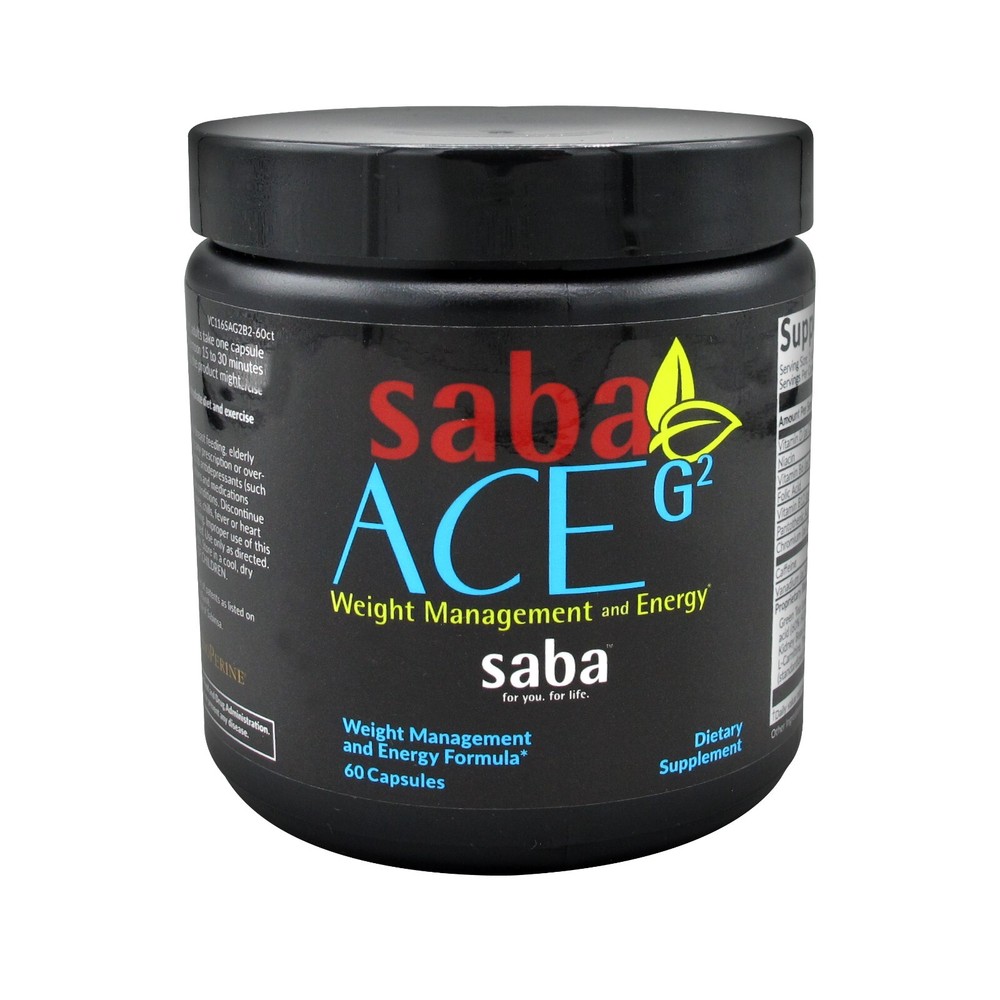 Saba ACE G2 Energy, Appetite Control & Weight Management - 60 Capsules