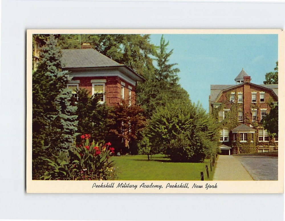 Postcard Peekskill Military Academy Peekskill USA