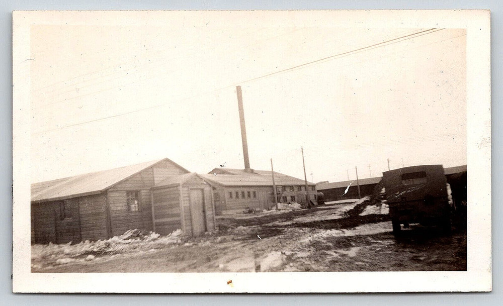 Vintage Photo Old Antique Picture Air Force Base Main Street Nome Alaska 1945