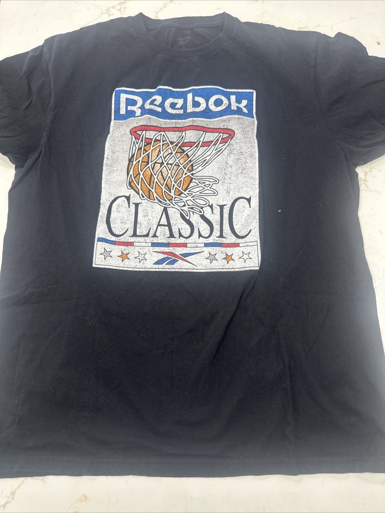 Vintage Reebok 80s / 90s RAD USA Retro Graphic T-Shirt Size M Ratr Single Stitch
