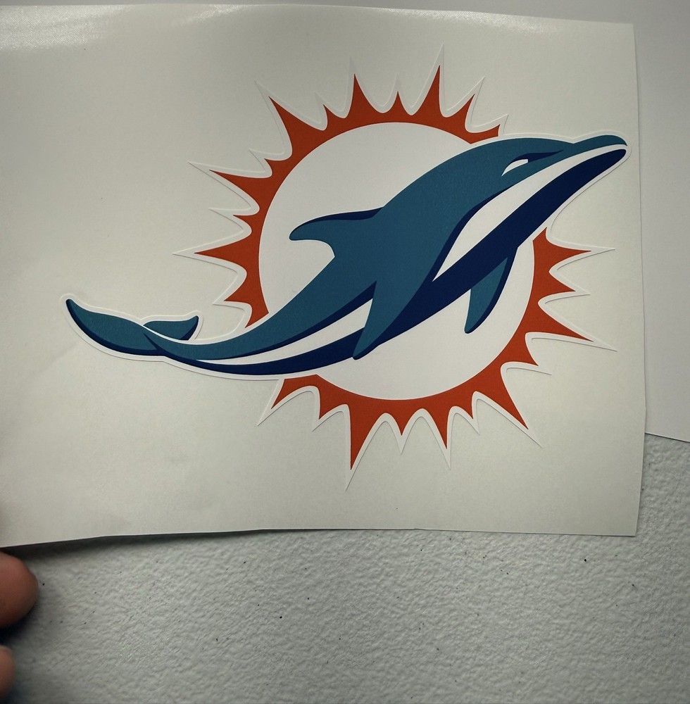 Miami Dolphins  Regular  Vinyl Decal