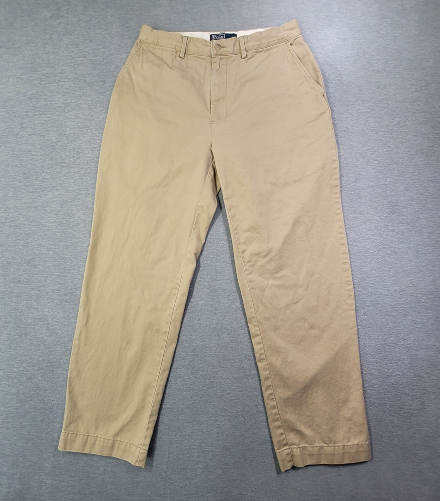 Polo Ralph Lauren Pants Mens 32x30 Beige Classic Fit Chino Straight Leg