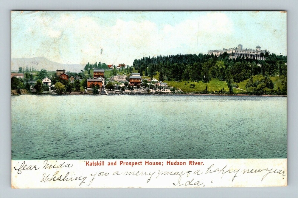 Hudson River NY-New York, Ratskill & Prospect House c1905 Vintage Postcard
