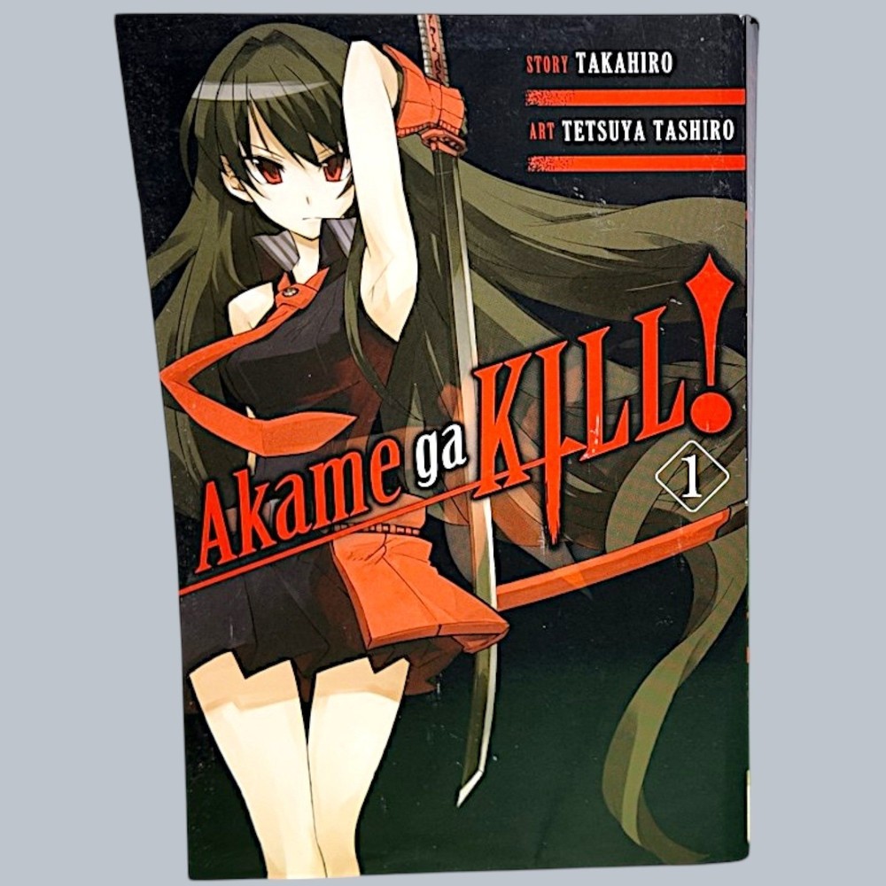 Yen Press Manga Akame ga Kill! Vol 1 Takahiro Tetsuya Tashiro English Softcover