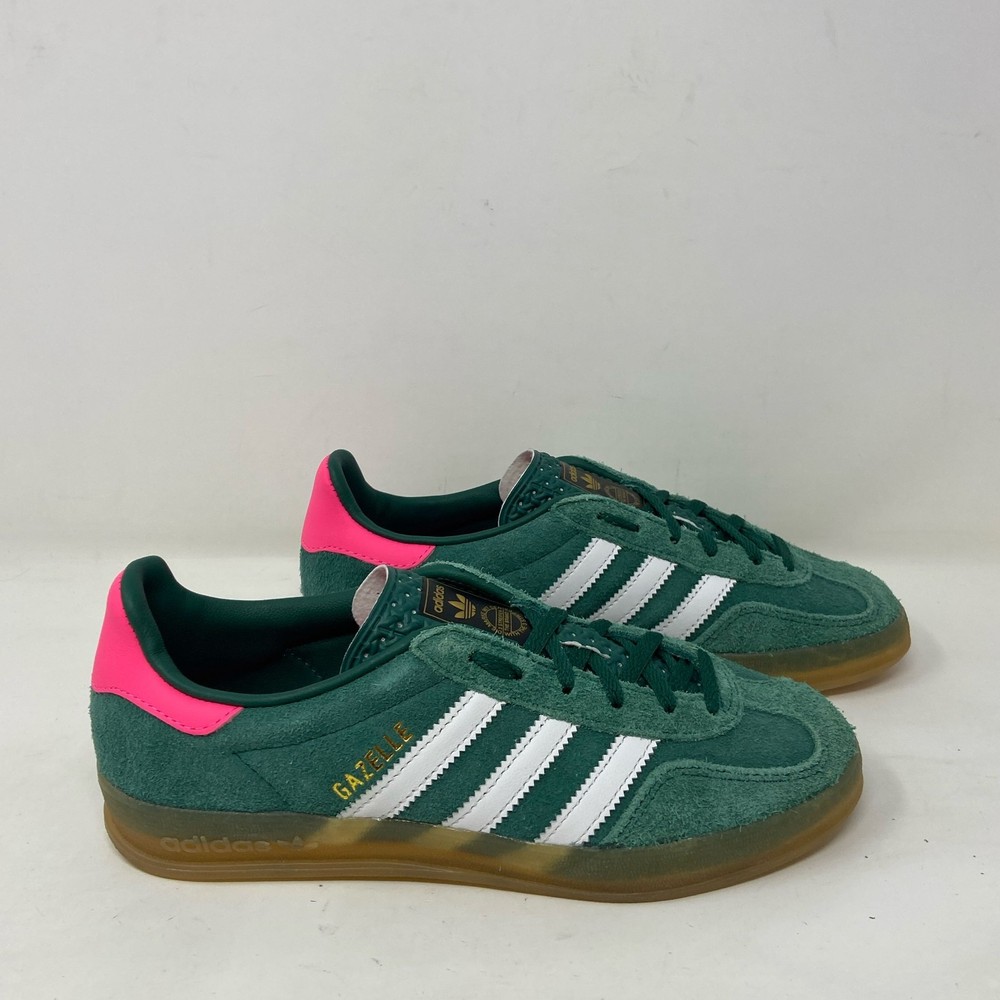 adidas Gazelle Indoor Collegiate Green/Pink Women's 6.5