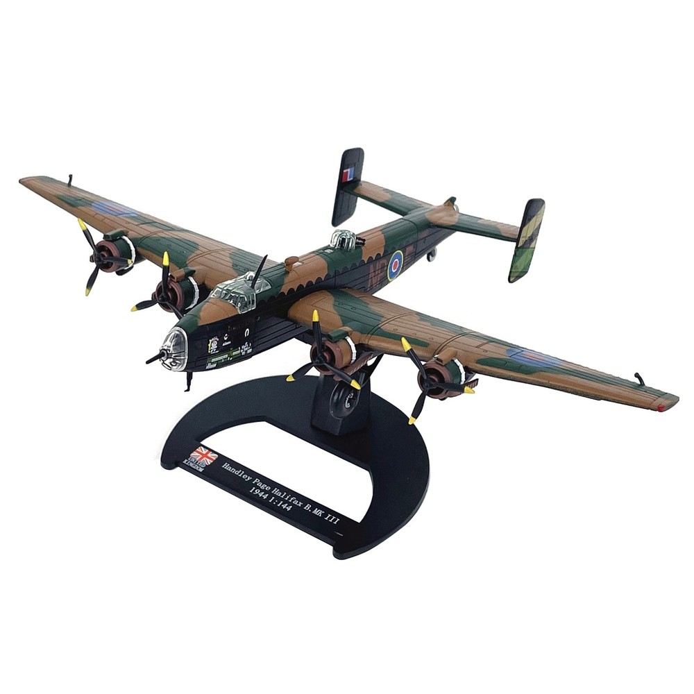 Diecast 1/144 WWII For Handley Page Halifax B.Mk III Bomber Model Collection