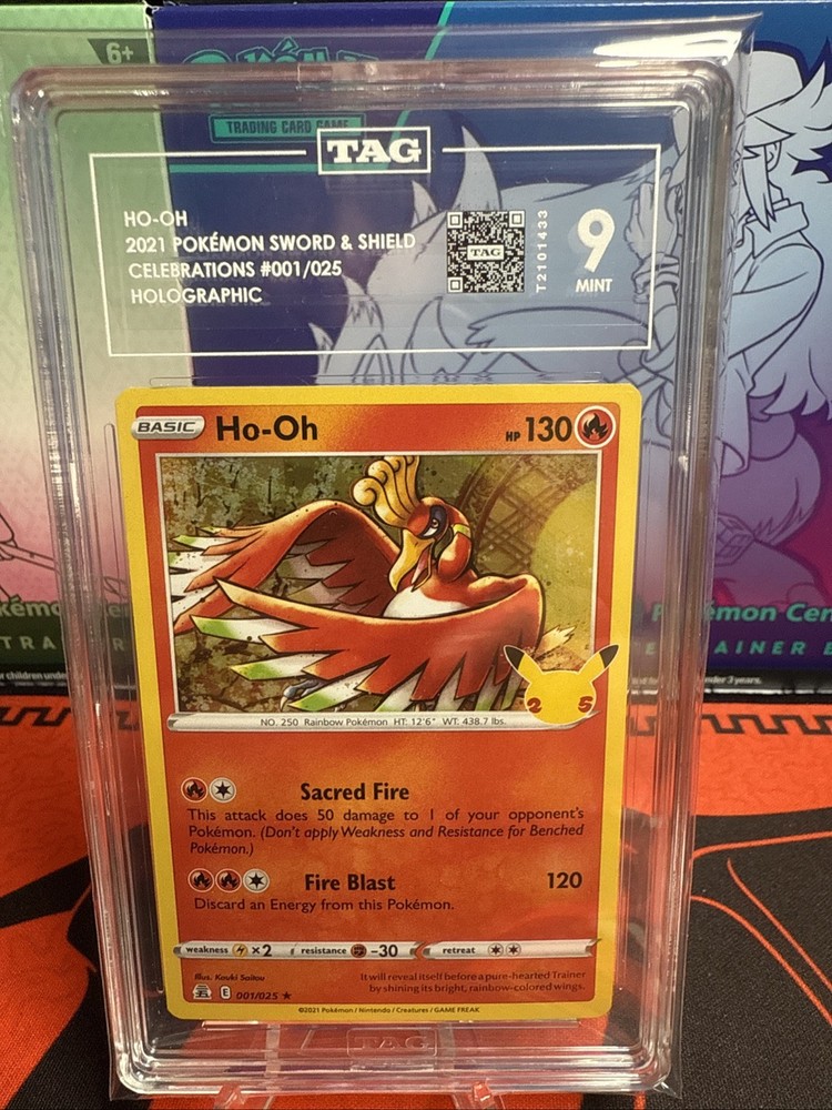 Holo Ho-Oh 001/025 Pokemon Celebrations Card  