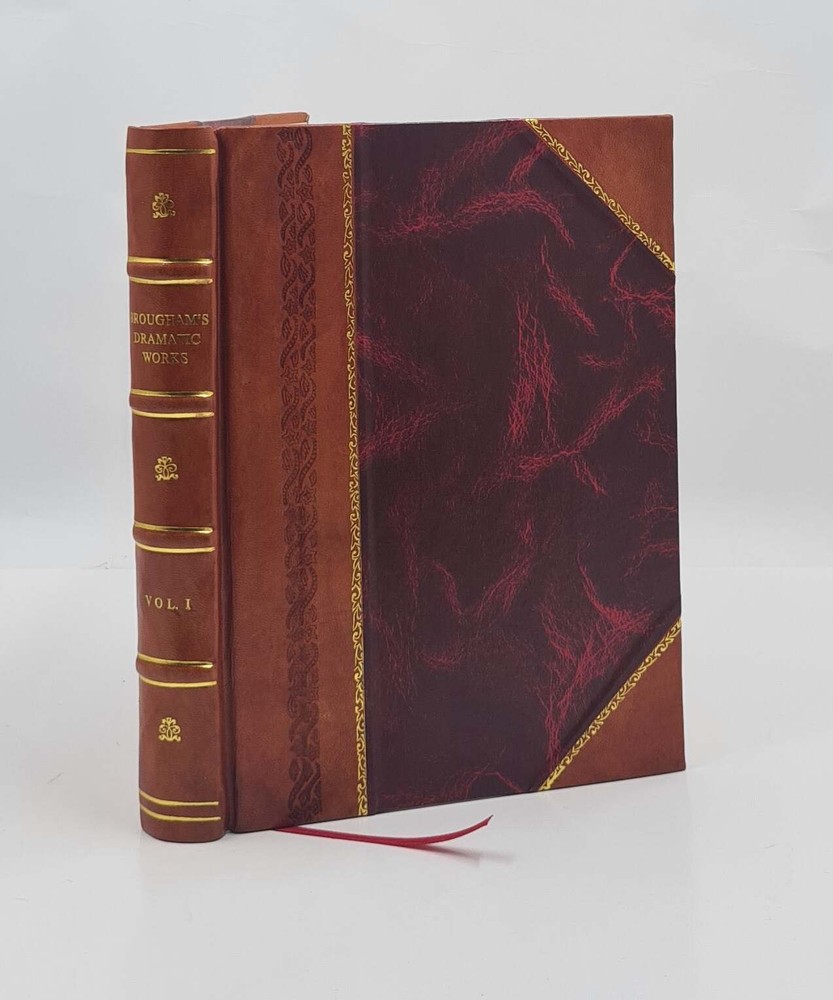Brougham's Dramatic Works Leather Bound Collection of Classic Plays