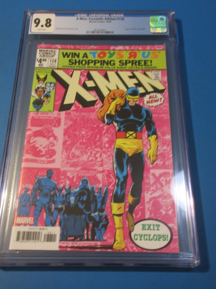 X-men #138 Facsimile Reprint Byrne CGC 9.8 NM/M Gorgeous Gem Wow