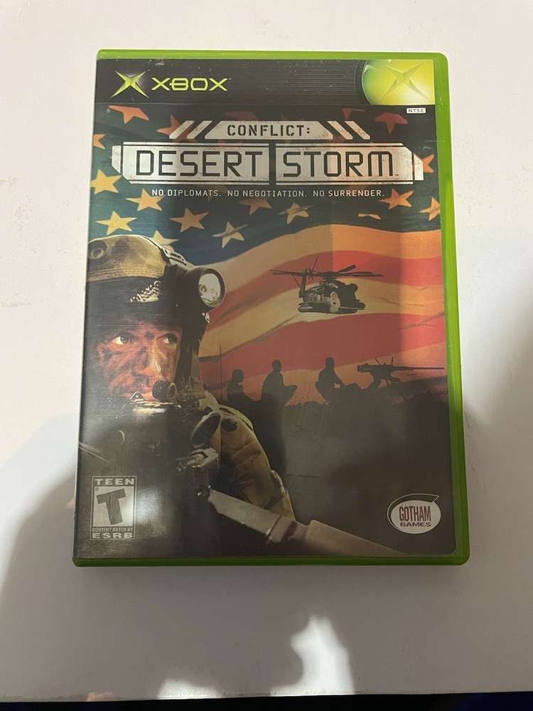 Conflict: Desert Storm (Microsoft Xbox, 2002) CIB Cleaned Tested Authentic