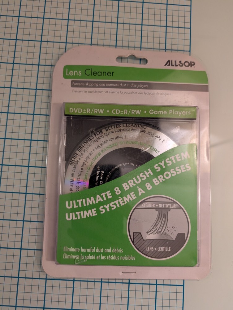 Allsop Lens Cleaner DVD CD GAMES