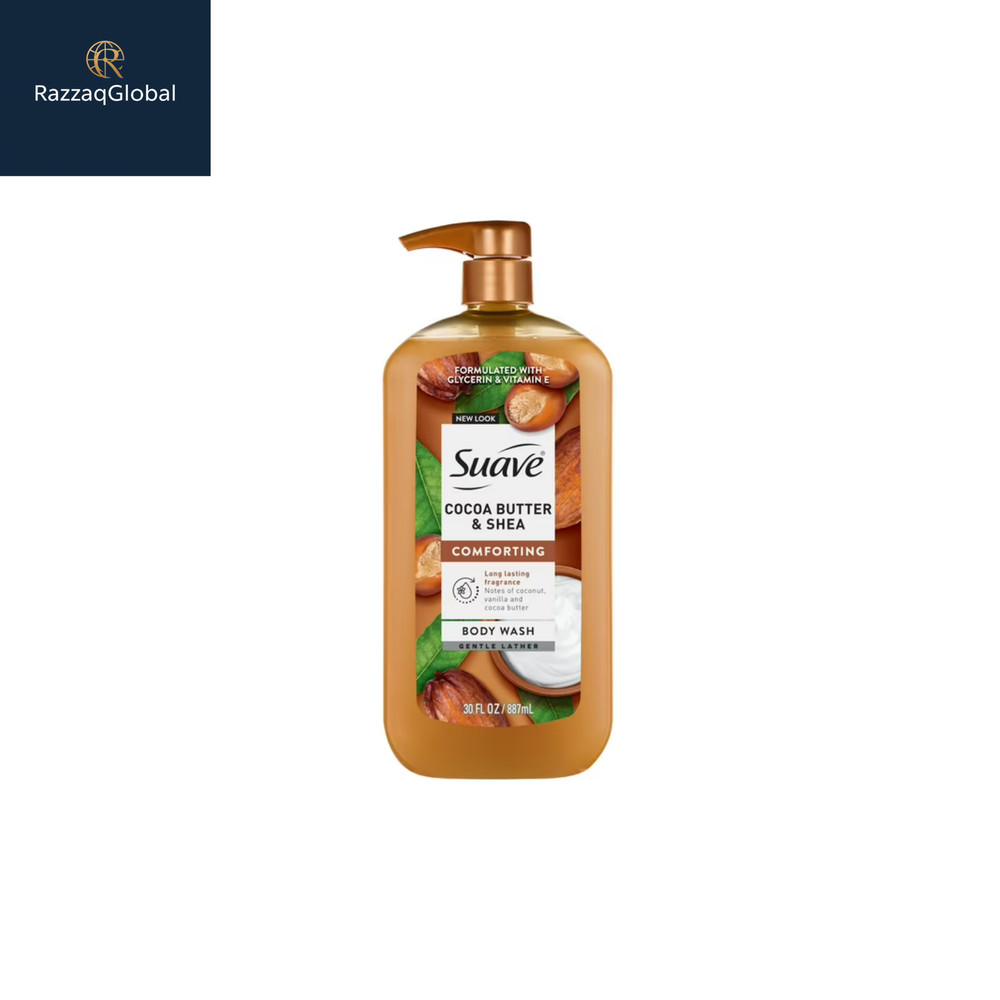 Suave Cocoa Butter + Shea Moisturizing Body Wash 30 fl oz Pump 🧴✨