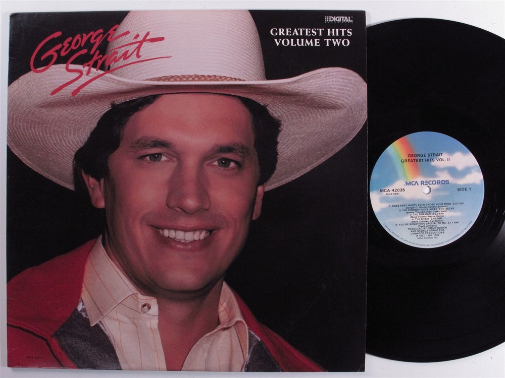 GEORGE STRAIT Greatest Hits: Volume Two MCA LP VG++/VG+ d