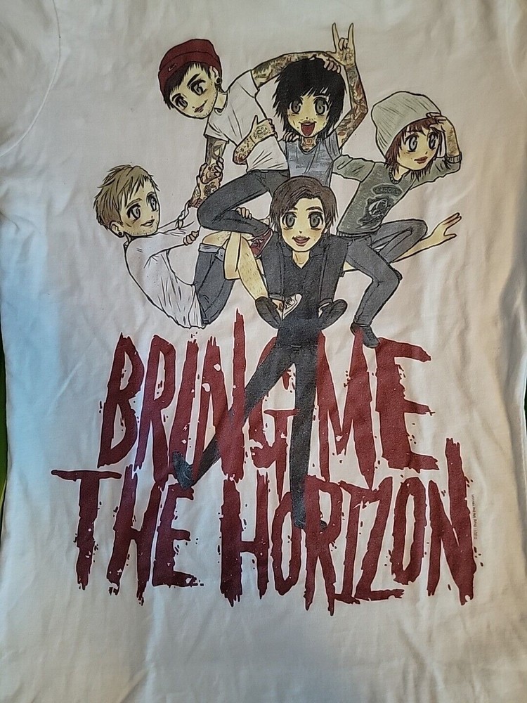 Bring Me The Horizon BMTH  Whute unisex all size shirt