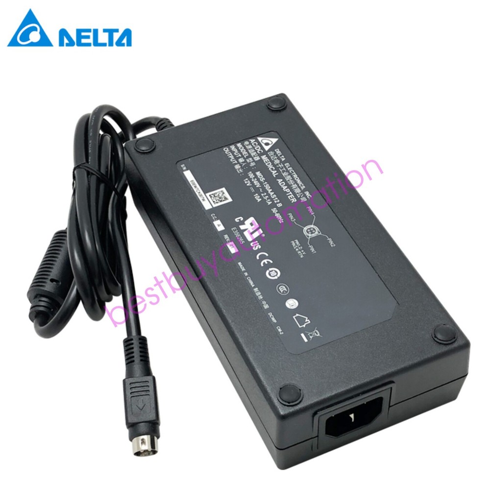 DELTA AC-DC Medical Power Adapter MDS-150AAS12 B 12V 10A 120W MDS-150AAS12B