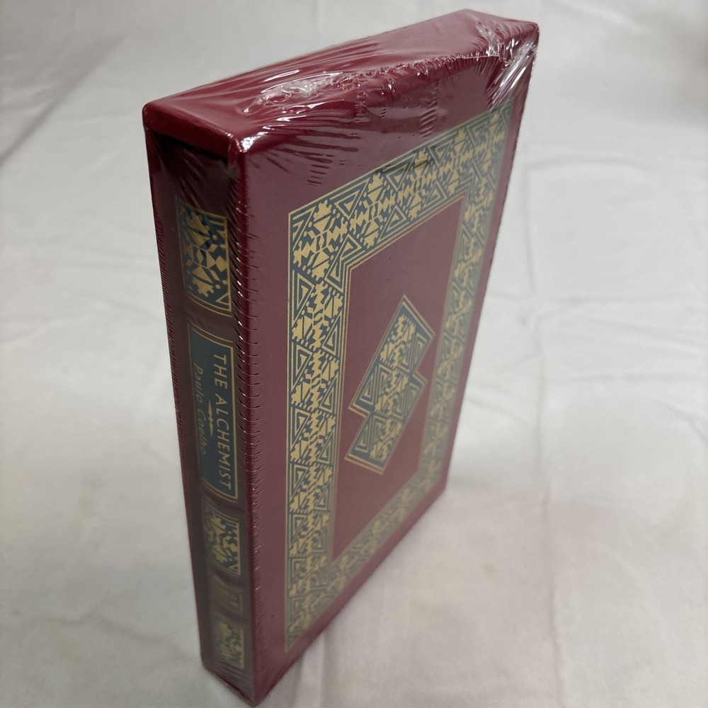 The Alchemist PAULO COELHO SIGNED Easton Press New Sealed Deluxe Limited Leather