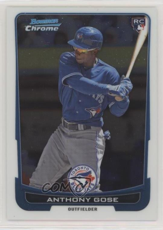 2012 Bowman Draft Chrome Anthony Gose #52 Rookie RC