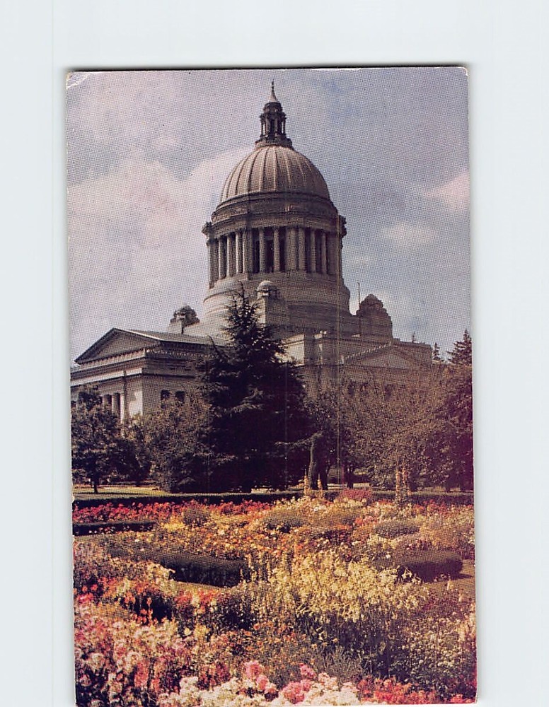 Postcard Olympia State Capitol Olympia Washington USA