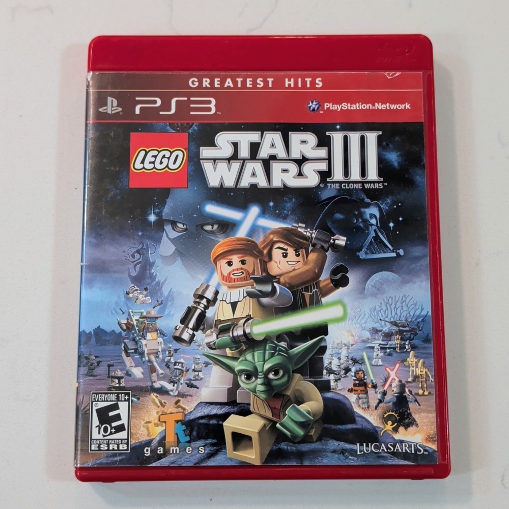 LEGO Star Wars III: The Clone Wars (Sony PlayStation 3, 2011) Greatest Hits