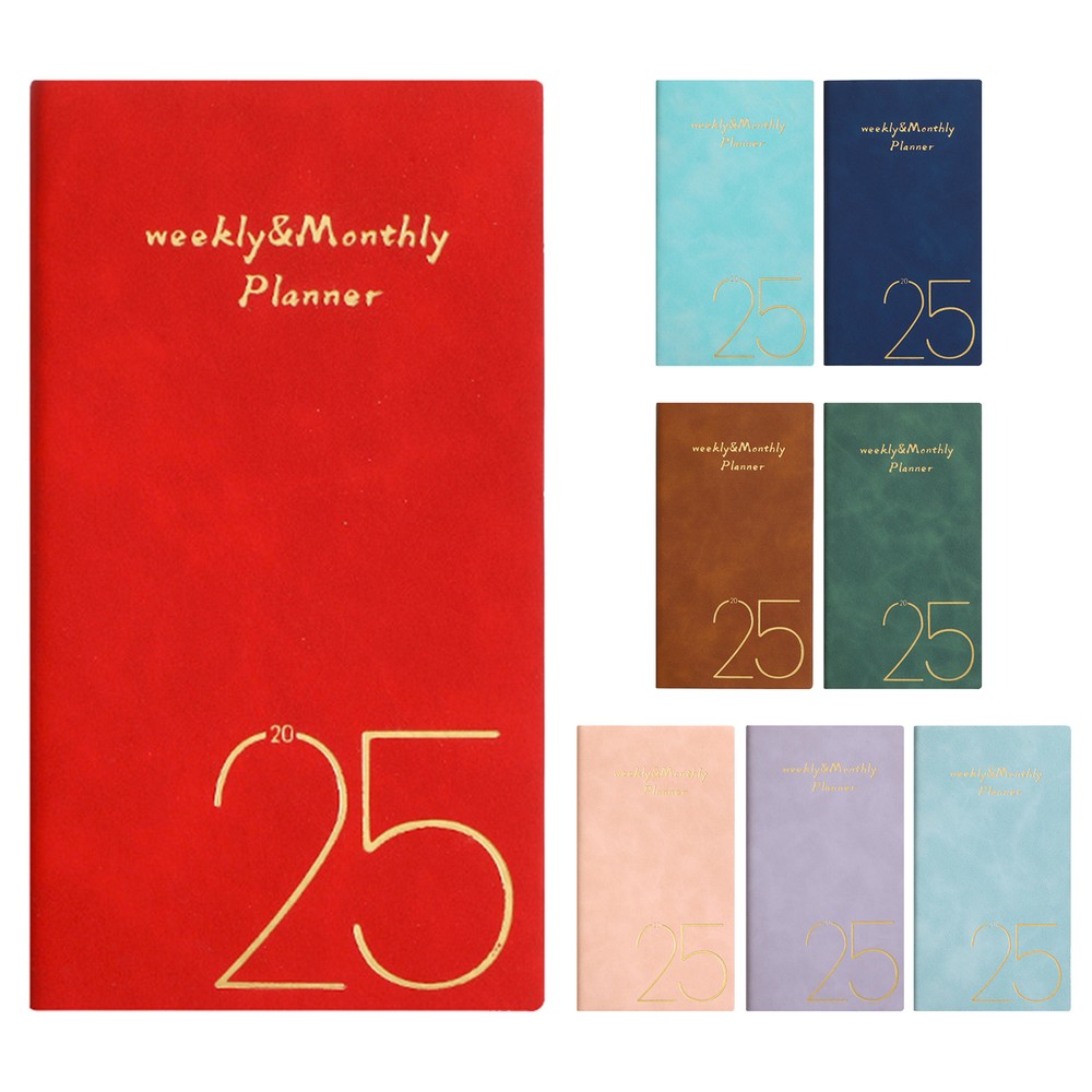 2025 Planner 2025 Weekly and Monthly Calendar Planner January to December A6