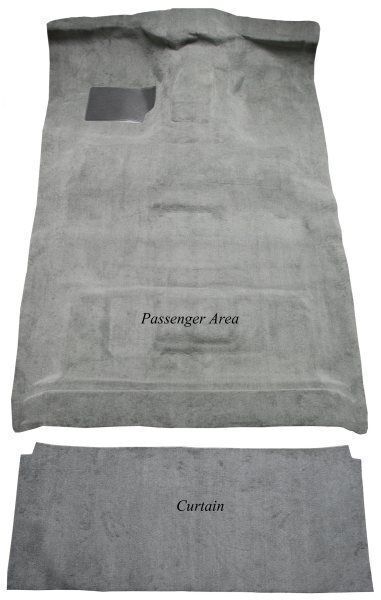 Carpet For 1987-1997 Ford Pickup Truck, 4 Door Crew Cab 2 WD Automatic Diesel