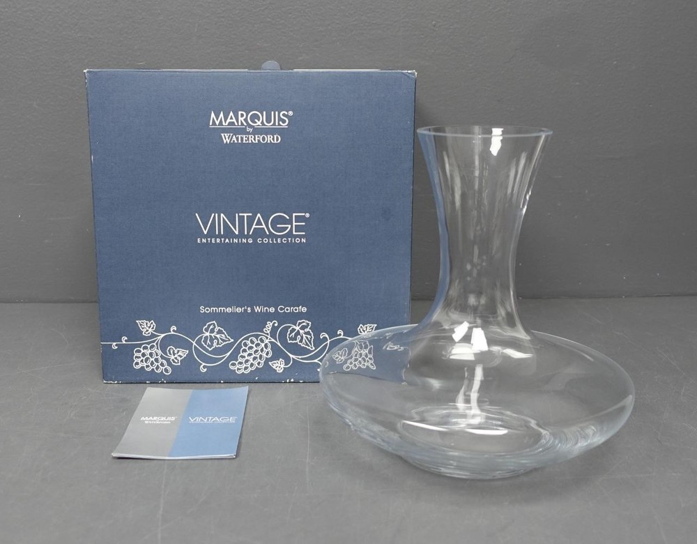 Marquis by Waterford Sommelier Crystal Wine Carafe Vintage Poland Collection