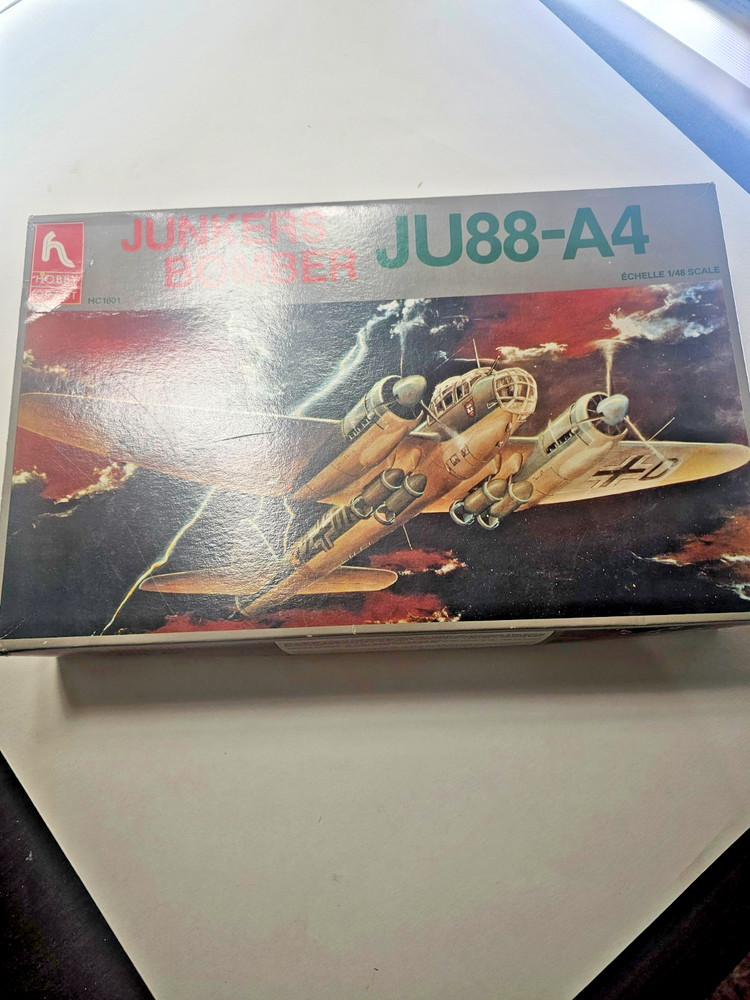 HobbyCraft 1:48 Junkers Bomber JU88-A4 Airplane Model Kit HC1601