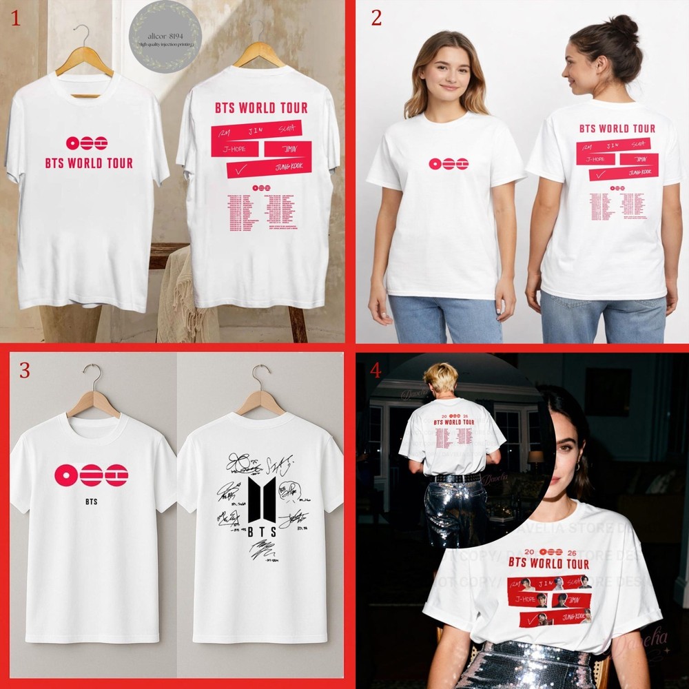 BTS World Tour 2026 T-Shirt, BTS Concert 2026 Shirt, Bangtan Comeback 2026 Shirt