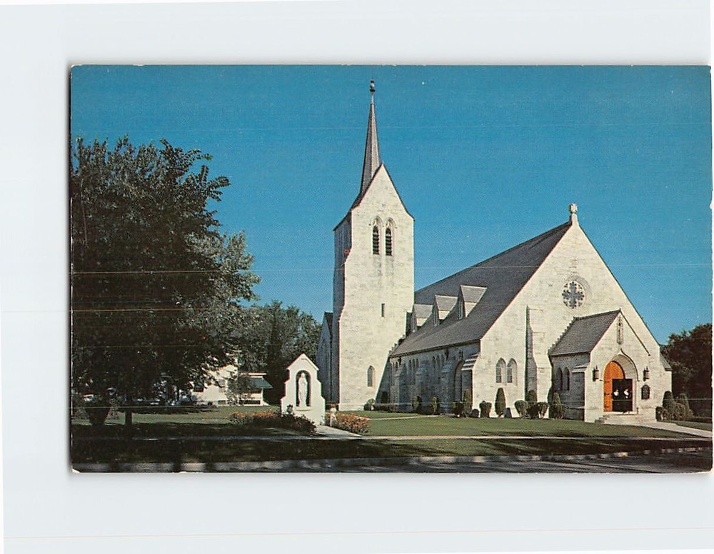 Postcard Church Of Christ The King Rutland Vermont USA