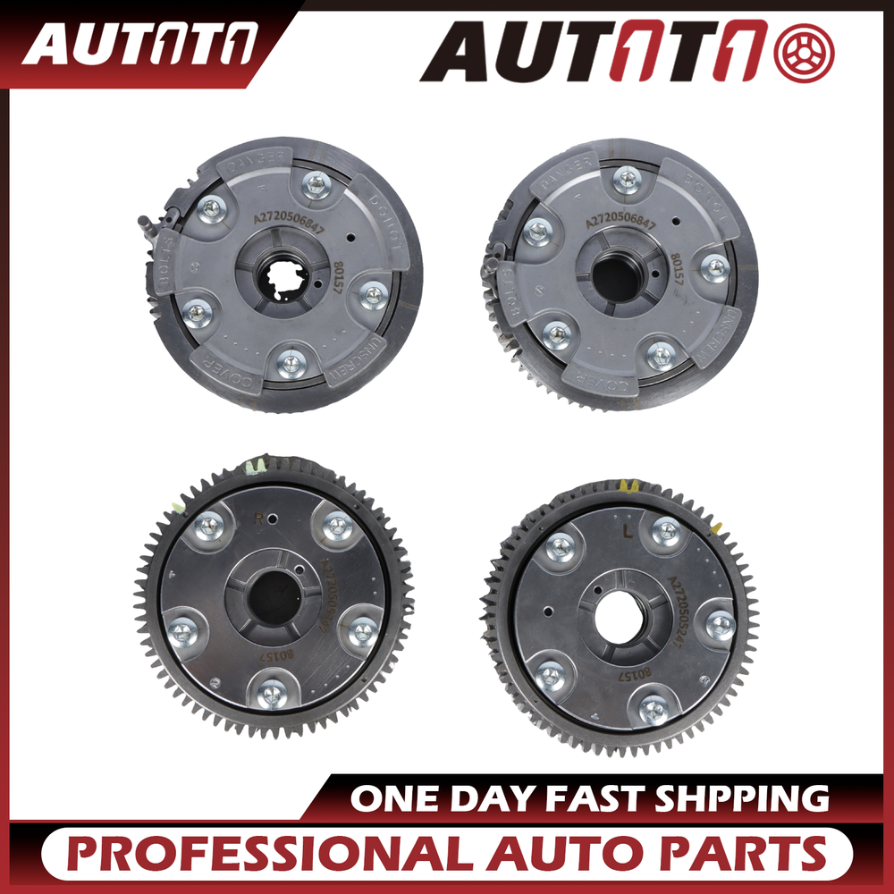 4× Camshaft Adjusters Intake & Exhaust L+R for Mercedes-Benz W203 W211 W164 W221