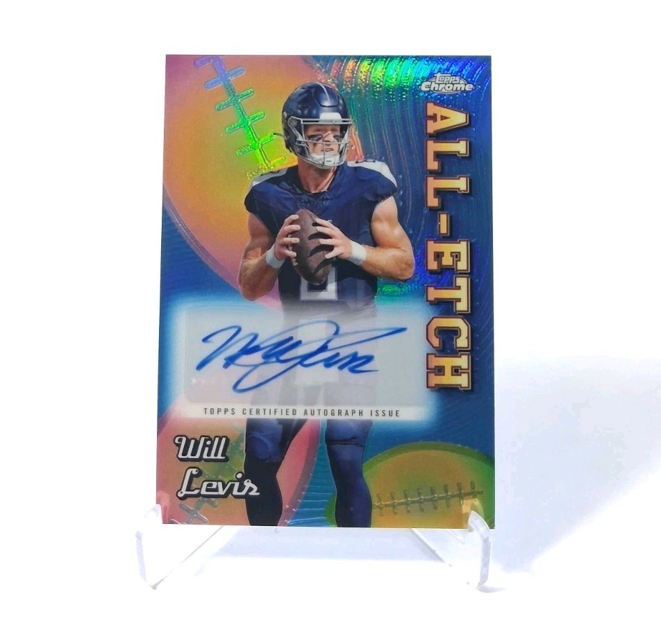 Will Levis 2024 Topps Chrome All Etch Autograph #AEA-WL- Titans