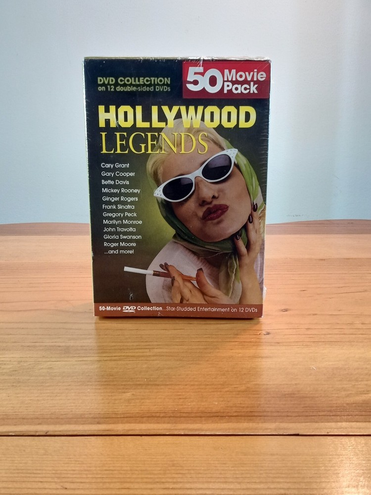 Hollywood Legends 50 Movie Pack - DVD -  New - Ginger Rogers,Bette Davis 🎥🎥🎥