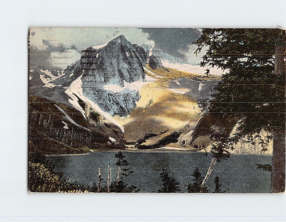 Postcard Snow Mass Lake Hagerman Peak Aspen Colorado USA