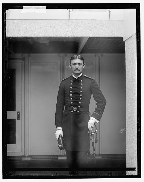 Photo:Ensign Ellis USS Brooklyn Navy Officer 1896 Portrait